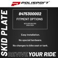 thumbnail image 3 of Polisport 8475300002 Fortress Skid Plate with Link Guard - Red, 3 of 9
