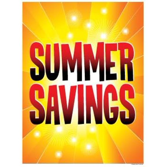 P70SMM Holiday Seasonal Summer Savings Vinyl Window Sale Sign Posters Retail Business Store Signs (P70-38" x 50") Furniture Flooring Mattress Wholesale Indoor Signage