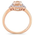 thumbnail image 4 of Everly Women's Morganite 10K Rose Gold Engagement Ring, 4 of 7