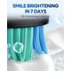 thumbnail image 2 of Bymore Cepillo de dientes eléctrico para adultos, cepillo de dientes sónico de viaje con 8 cabezales de repuesto, cepillo de dientes recargable ultra limpio, portátil, una carga durante 330 días, 5 mo, 2 of 5
