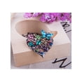 thumbnail image 2 of Womens Floral y Tone Crystal Rhinestone Insect Butterfly Love Flower Heart Brooch Pin, 2 of 5
