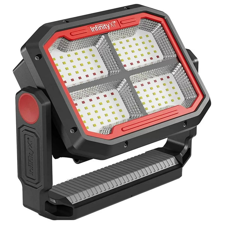 Infinity, Dual Powered Solar Work Light, 3000 Lumen, Multicolor