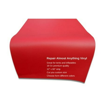 - Pogo Vinyl Strip for Inflatable Bounce House Repair Commercial Grade, Red