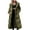 Army Green-E, variant on Womens Hooded Long Quilted Coat Maxi Length Long Sleeve Puffer Jacket Warm Padded Coat Thick Winter Outerwear L Army Green