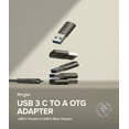 thumbnail image 2 of Ringke USB 3 C to A OTG [Adapter] For Data Synching Fast Charging Technology, 2 of 11