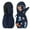 Navy Blue, variant on Kids Ski Gloves Toddler Warm Winter Mittens Waterproof Toddler Snow Gloves Toddler Boys Girls Mittens for Cold Weather Rose 5-8 Years