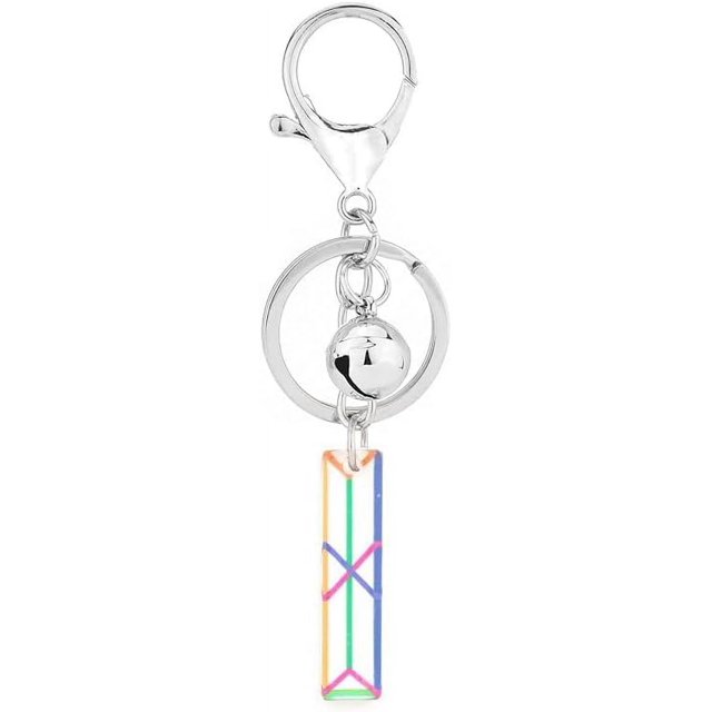 Letter Keychain,26 Letters A-Z Decorative Letter Keychain,Name Keychain for Women Girls Men Teenager Gift