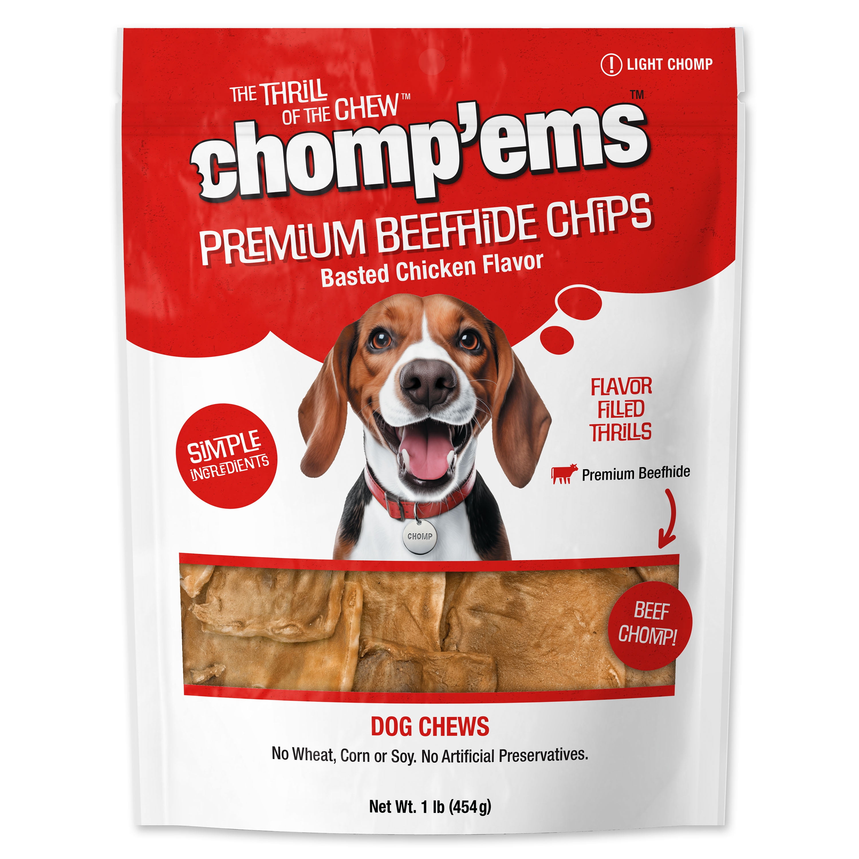 Ol' Roy Natural Large Bone: Jumbo Pork Femur Chew for Dogs, 1