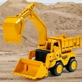 thumbnail image 4 of Gifts for Kids! Fwttom Toy Cars, Children's Engineering Vehicle Excavator Toy Bulldozer Tipping Bucket Shovel Street Vendor Car Model, 4 of 9
