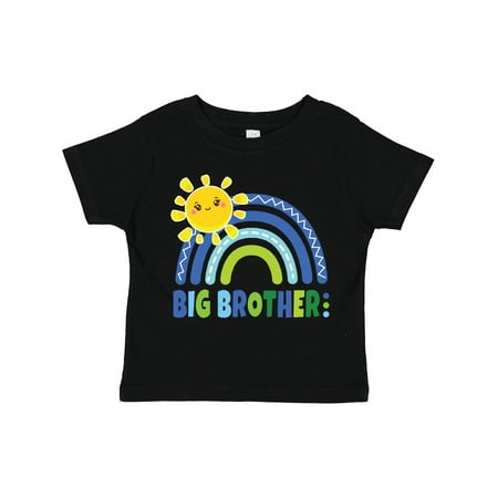 

Inktastic Family Big Brother with Blue Rainbow Gift Toddler Boy Girl T-Shirt