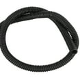 thumbnail image 6 of 25 Ft Polyethylene Split Wire Loom Conduit Tubing, Black, Flexible, Ribbed, for Automotive, 6 of 7