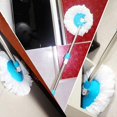 thumbnail image 6 of JUNWELL Spin Mop Kit  compatible with 363°Rotating Head Easy Spinning Stainless Steel Mop Bucket with Adjustable Handle Base  Heads  Household Cleaning Accessories for Home Office, 6 of 7