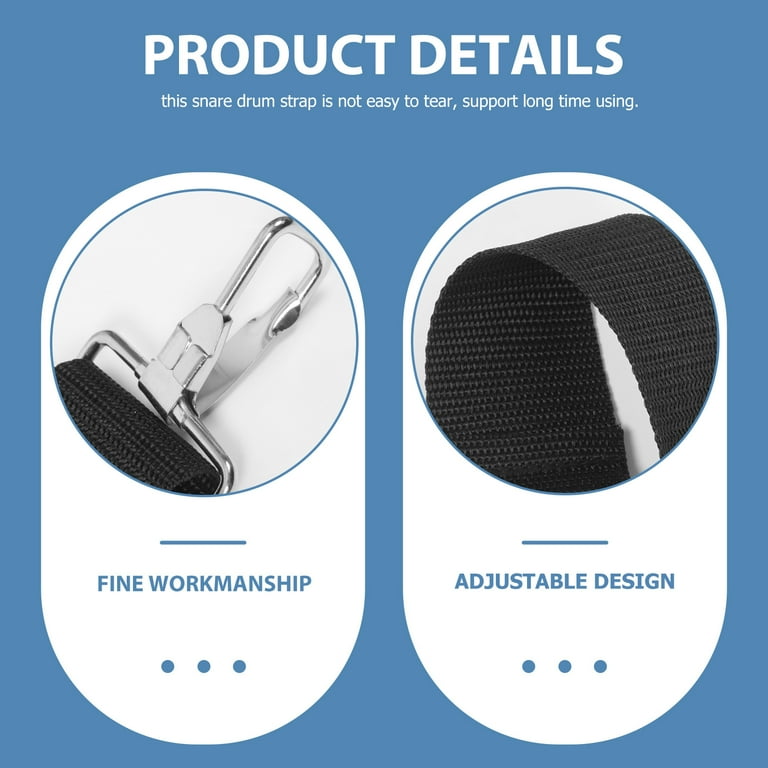 Cinturino Regolabile Per Rullante Bambini - Tracolla In Nylon Bianco 5cm, 62-122cm - Foto 2