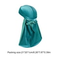 thumbnail image 3 of Qarigey 6 piezas Velour Headwraps Estilos bohemios Colores surtidos Color brillante Sombrero de pirata de lujo Cuidado del cabello Gorro para Sombreros TYPE3, 3 of 5