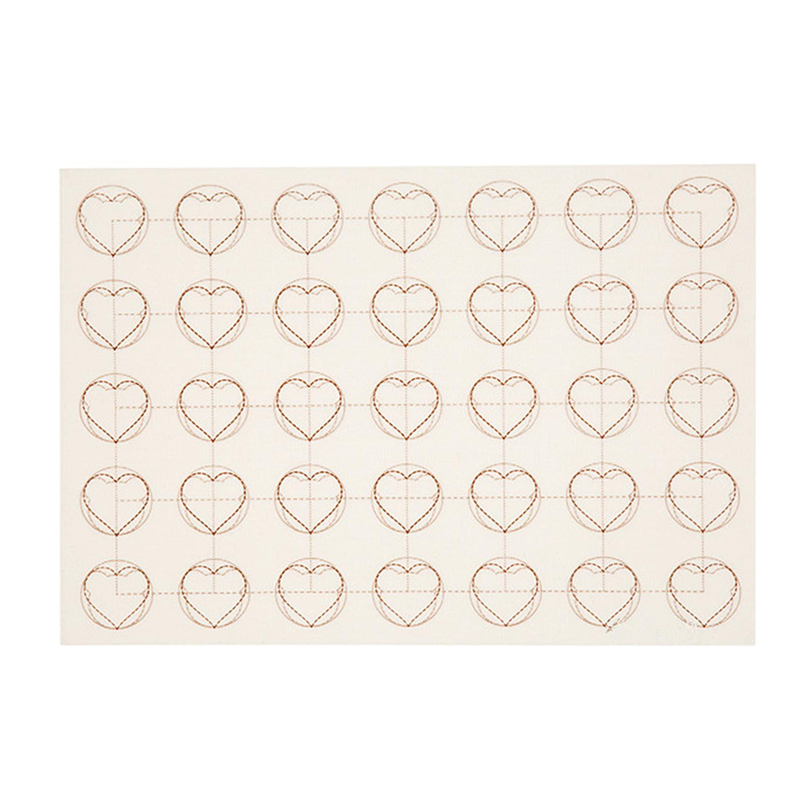 Dualoai 2 Pcs Macaron Silicone Baking Mat Oven Cookie Pizza Liner 28x39cm Sheet Mats