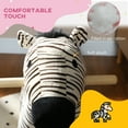 thumbnail image 6 of Qaba Rocking Horse, Kids Rocking Animal, Zebra Shaped Ride on Horse with Realistic Sound for Boys & Girls 2-4 Years, Black, 6 of 9