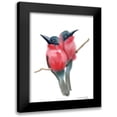 thumbnail image 1 of Shefranov, Olga 19x24 Black Modern Framed Museum Art Print Titled - Red Bird Buddies, 1 of 5