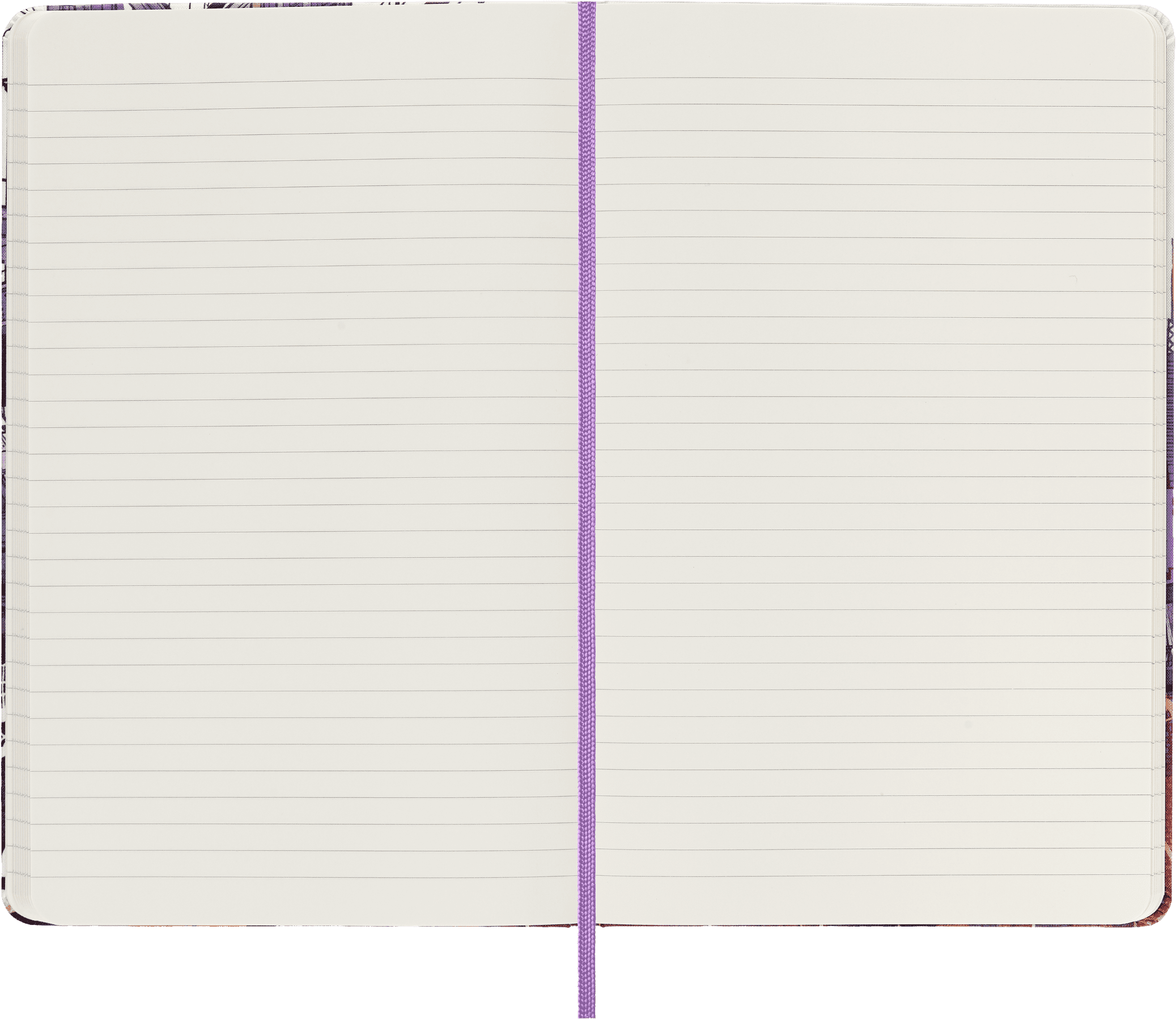 Moleskine Limited Edition 'I am New York' Notebook illustrated by Carlo Stanga, Hard Cover, Large (5" x 8.25"), Ruled, Purple