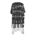 thumbnail image 3 of SCRAWLGOD Piano Music Notes Print Womens Swimsuit Cover Up Skull Print Long Flowy Swimsuit Coverup Lightweight Soft Beach Cover Up for Pool Party, 3 of 6