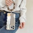 thumbnail image 4 of 2 piezas Y2K llavero de cadena para teléfono móvil con cuentas de sensación metálica, banda de moda, pegatinas para conectar la parte posterior del teléfono móvil, 4 of 5