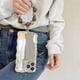 thumbnail image 4 of 2pcsY2K sensación metálica con cuentas llavero de cadena para teléfono móvil banda de moda conectar pegatinas traseras para teléfono móvil, 4 of 5