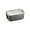 B, variant on Stainless Steel Double Layer Lunch Box with Lockable Clips, Square Design