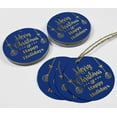 thumbnail image 4 of Inkdotpot Pack Of 50 Real Gold Foil Paper Tags Merry Christmas & Happy Holiday Favor Hang Tags, 4 of 6