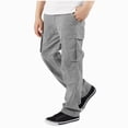 thumbnail image 3 of UAYOTSE Teen Boys Breathable Cargo Pants Drawstring Waist Relaxed Fit Trousers Sizes 11-13, 3 of 8