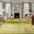 thumbnail image 2 of 6x9 Area Rugs, Yellow Non-Skid Rubber Backing Large Rectangle Rugs - Living Room Bedroom Home Office, Retro Oil Painting Modern Abstract Art Aesthetics Indoor Floor Mat Carpets Washable Rug, 2 of 9