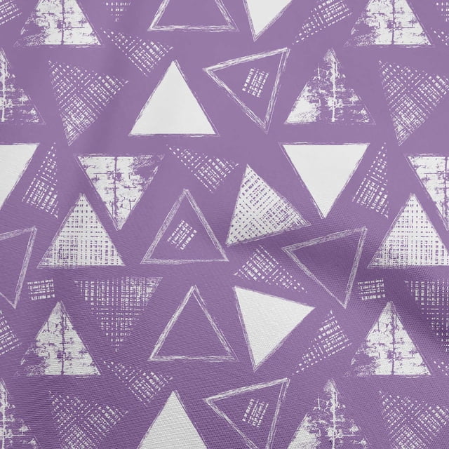 oneOone Tissu Polyester Spandex Violet Bleuté Texture Géométrique Matériel de Robe Tissu Imprimé Tissu au Mètre 56 Pouces de Large