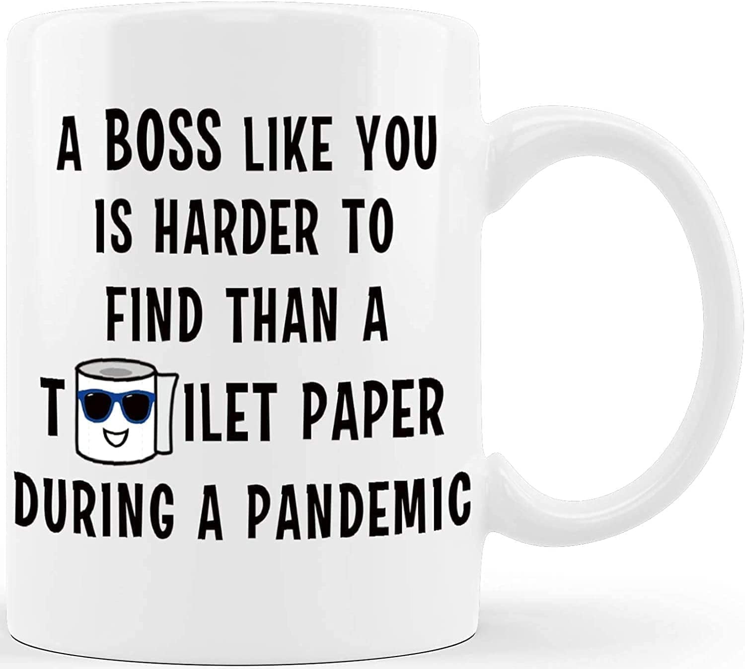 Funny Coffee Mug Boss Like You Harder To Find Gag Gift Ideas for Bosses at Office Male Female