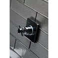 thumbnail image 2 of Kingston Brass KS3041DX Concord Single-Handle Three-Way Diverter Valve with Square Trim Kit in Polished Chrome, 2 of 9