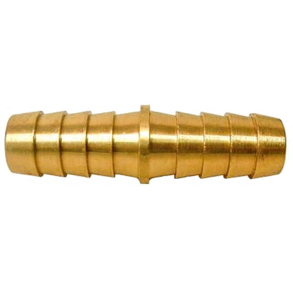 Auveco # 421 Brass Barbed Hose Coupler 5/16". Qty 5.