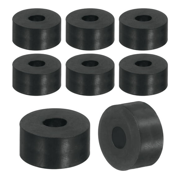 12Pack Thick Rubber Spacer, 11/16 Inch OD x 1/4 Inch ID x 3/8 Inch Thickness