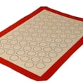 thumbnail image 3 of Injueey Alfombrilla de silicona antiadherente para hornear Macaron, 2 uds. Herramientas y accesorios para hornear, 3 of 6