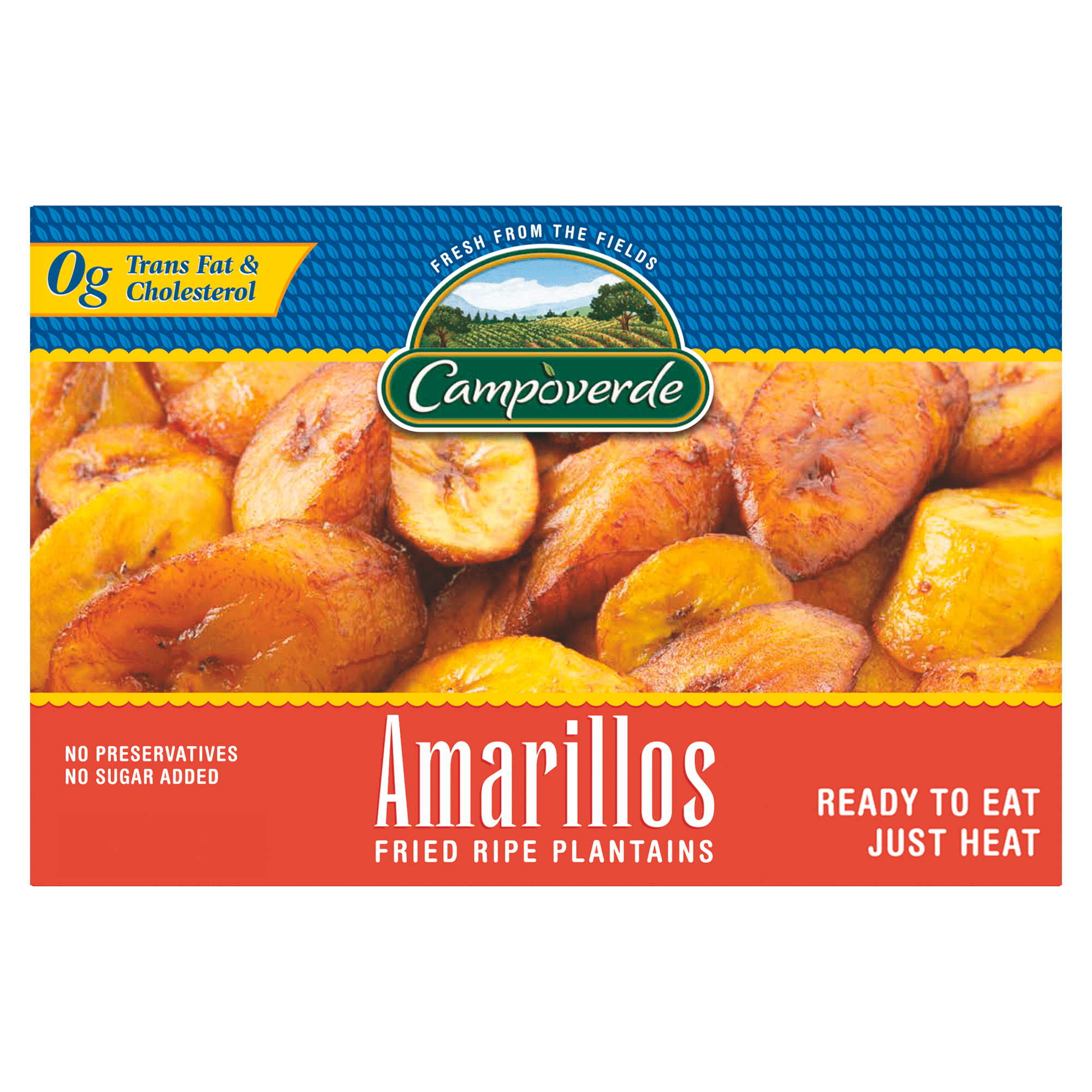 Campoverde Amarillos Fried Ripe Plantains, 12 oz (Frozen)