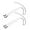 Silver, variant on 2Pcs Glasses Chain Anti-fall Metallic Anti-slip High Gloss Anti-lost Fashion Jewelry Elegant Eyeglasses Holder Strap Daily Life Supply
