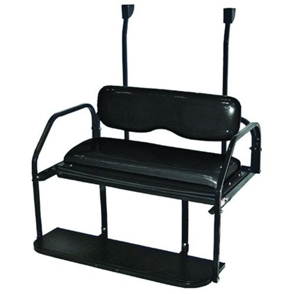 CLUB CAR PRECEDENT Rear Flip Seat Kit-BLACK Fits 2004+ - Walmart.com ...