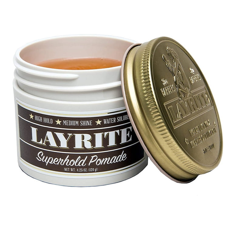 スタイリング剤 LAYRITE Superhold Pomade 4.25 oz Layrite Super Hold Hair Pomade, 4.25oz, High Hold, Water-Based