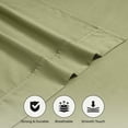 thumbnail image 4 of Superior 3-Piece 600 Thread Count Cotton Blend Deep Pocket Sheet Set, Twin, Sage, 4 of 4