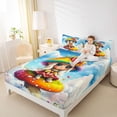 thumbnail image 4 of Castle Fairy Kawaii Mushroom Elf Twin Sheet Sets for Kids,Cute Floral Butterfly Bedding, 4 of 7