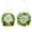 2PCS, variant on FLOPESN 2Pcs Four-Leaf Clover Wreath DIY Diamond Art Painting Pendant, St. Patrick's Day Creative Design PET Material Home Decor