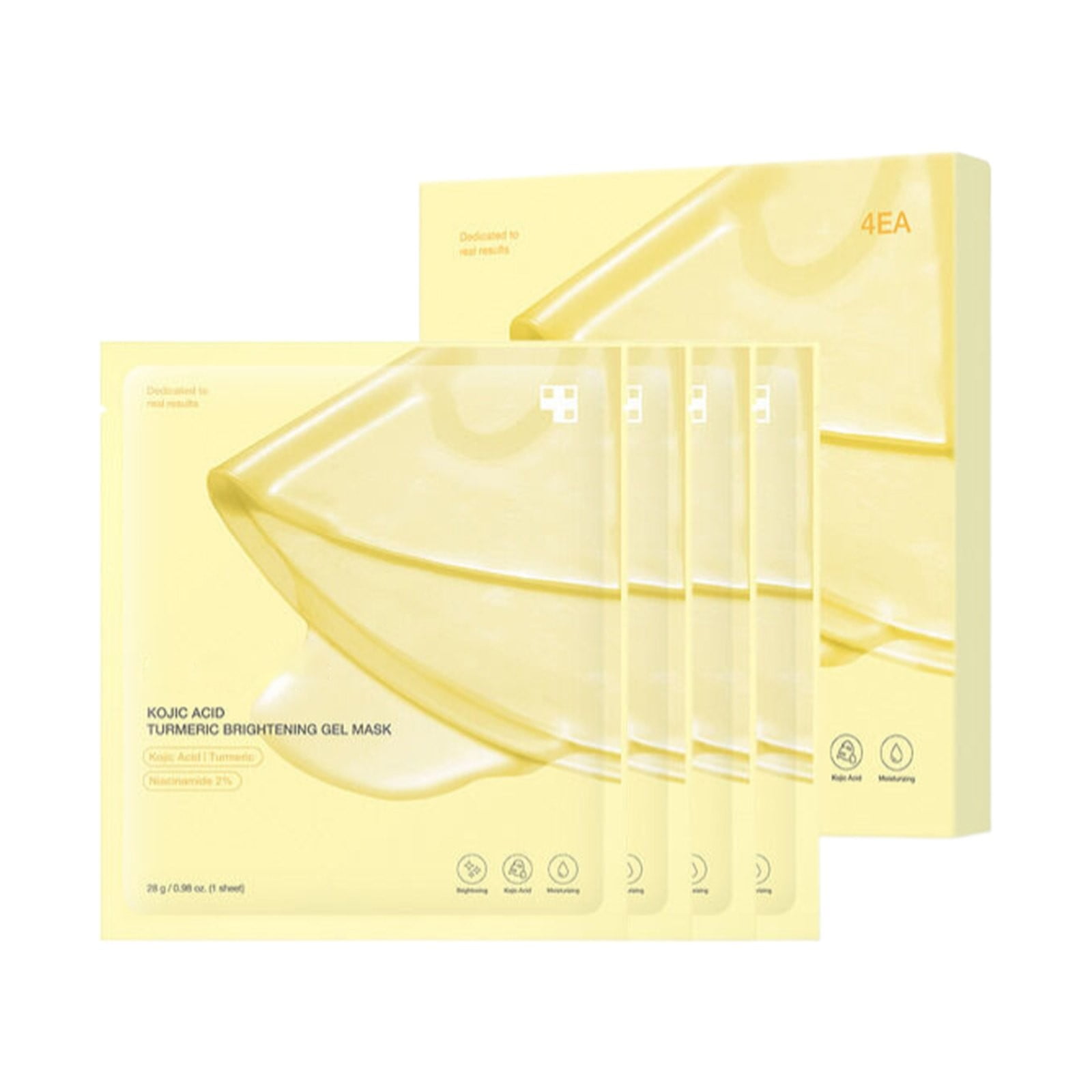 medicube Kojic Acid Turmeric Brightening Gold Jelly Gel Mask