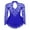 Blue, variant on Women's Girls Turtleneck Long Sleeve Lace Figure Ice Skating Dress Ballet Dance Costume