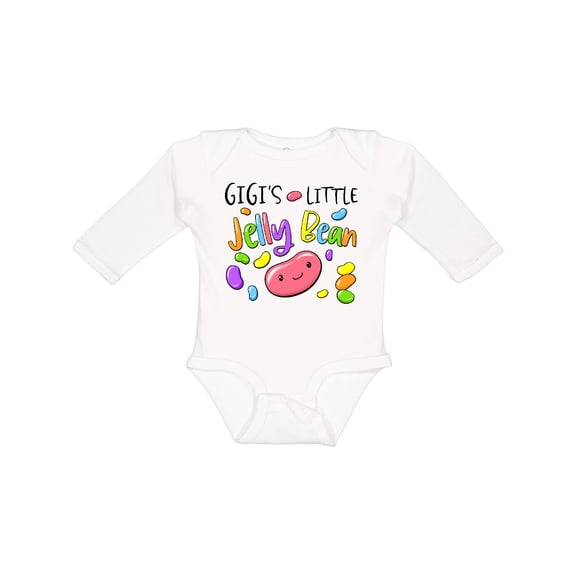 Inktastic Gigi's Little Jellybean Cute Easter Candy Boys or Girls Long Sleeve Baby Bodysuit