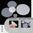 thumbnail image 3 of Non Slip Furniture Pads 1-1/2" (38mm x 10mm), 4Pcs Round Rubber Feet Anti-Scratch, 3 of 7