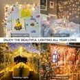 thumbnail image 2 of Indoor String Lights with Remote, Warm White Fairy String Lights Plug in with Timer, 33FT 100 LED Twinkle Christmas Lights for Bedroom Tree Patio Garden Party Spring Outdoor Decoration, 2 of 8