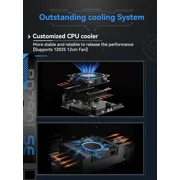 MINISFORUM BD775i SE Mini PC Motherboard AMD Ryzen 7 7745HX Gaming Computer Without RAM/SSD/OS, 2X DDR5 SODIMM Slots, 2X PCIe4.0 SSD, M.2 2230 Key E Slot, HDMI+DP+USB-C Triple Video Outputs