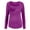 purple, variant on PENGXIANG Womens Maternity Irregular Soild Hem Tee Shirt Casual Long Sleeve Crew Neck Basic Nursed T Shirt Top Breastfeeding