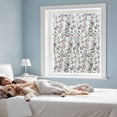 thumbnail image 3 of Spring Botanical Birds Window Privacy Film, Garden Floral Twigs Farmhouse Static Cling UV Sun Blocking Heat Control Window Tint Day and Night, Non-Adhesive One Way Windows Privacy Cover 19.6''x39.3'', 3 of 7